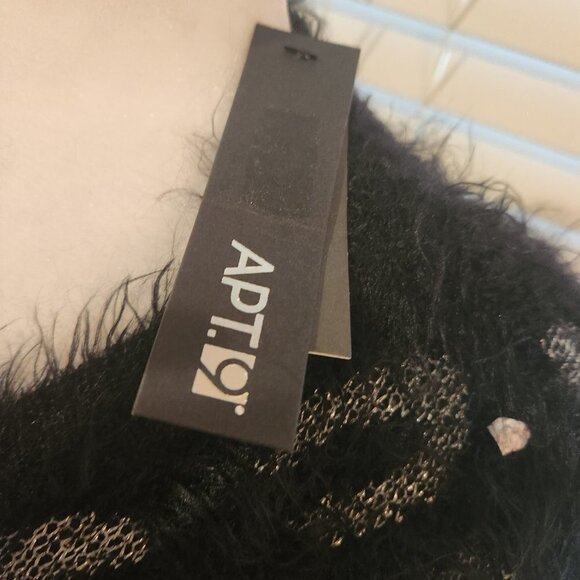 APT 9 Black and Silver Sweater. NWT. Size XS - Picture 2 of 15